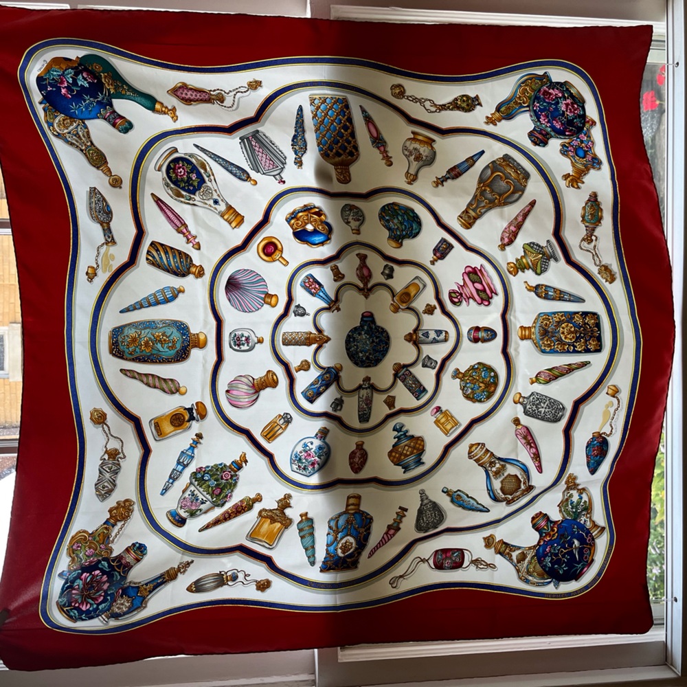 Hermes Qu’Importe Le Flacon Silk Scarf